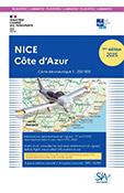 Carte aéronautique VFR de Nice-Côte d'Azur version plastifiée 2025 édition 1 