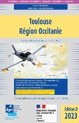 Carte aéronautique VFR de Toulouse région Occitanie version plastifiée 2024