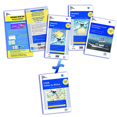 Pochette VFR France CRV + carte Lyon 2025 avec pochette édition 1