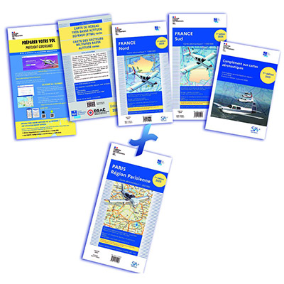 Pochette VFR France CRV + carte Paris édition 1 2025 avec pochette