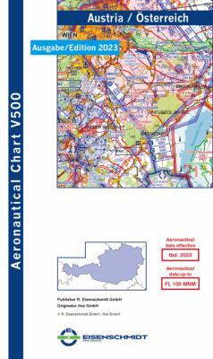 Carte VFR OACI Autriche 2024