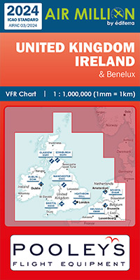 Carte VFR UK Air Million 2024