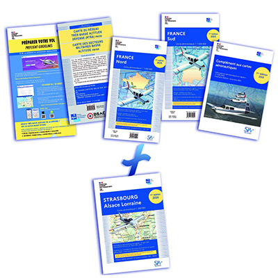 Pochette VFR France CRV + carte Strasbourg édition 1 2025 avec pochette