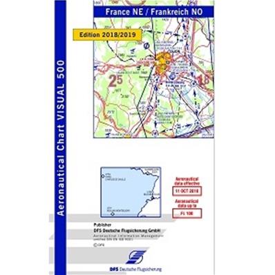 Carte VFR OACI France Sud Est 2023