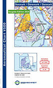 VFR ICAO chart for Denmark 2025