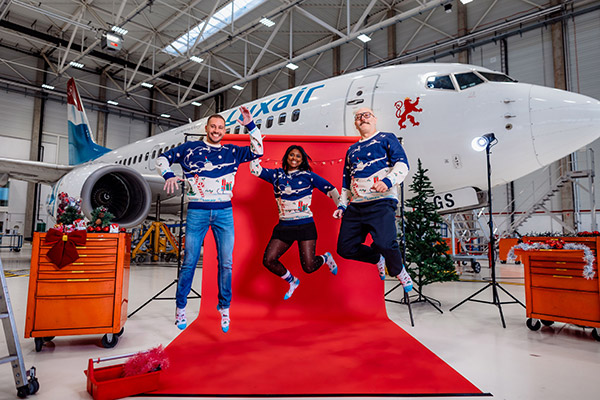 Pull de Noël solidaire LUXAIR  - taille adulte