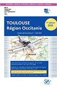 Carte aéronautique VFR de Toulouse région Occitanie version plastifiée 2025 édition 1