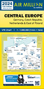 Carte VFR Allemagne et Europe Centrale Air Million 2024