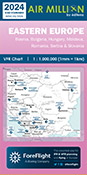 Carte VFR Europe de l'Est Air Million 2024