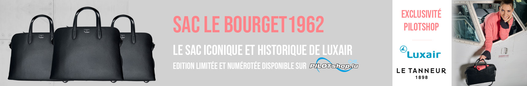 Le sac iconique et hiostorique de Luxair